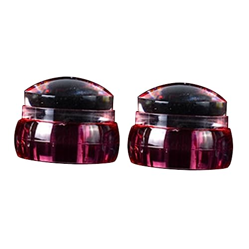 CALLARON 2 Satz Transfer Nagelkunst Stempel Teiliges Stamping Kit mit Stamping Platte Rot Maniküre Werkzeug für Nageldesigns und Nail Art Spaß von CALLARON