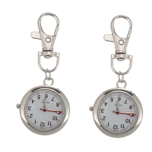 CALLARON 2 Stck Krankenschwester Uhr mit Einfachem Langlebig und Praktisch Praktische Clip Taschenuhr für Medizinisches Personal Leicht Ablesbar für Pflegekräfte und Mitarbeiter von CALLARON