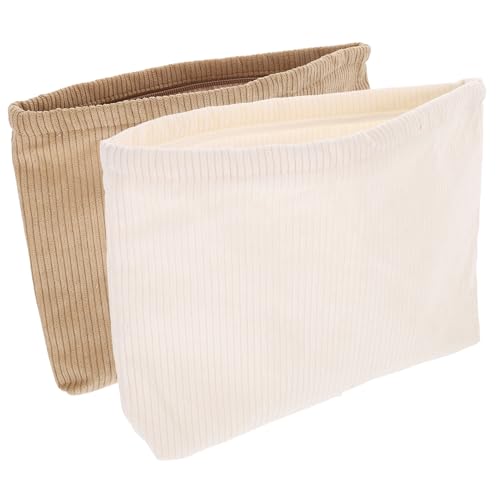 CALLARON 2 Stck. Clutch für Kosmetiktaschen Schminktasche mit Reißverschluss Reise-Kulturbeutel für Damen Reisen Kompakte Reise-Make-up-Tasche Reise-Kosmetiktaschen für Frauen Stoff von CALLARON