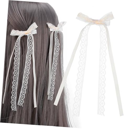 CALLARON 2stücke Spitzenschleifen Für Haar Spitzen-haarschleifen-clips Haarspangen Haarschleifen Für Mädchen Und Frauen Große Schleifen Schleifen Für Erwachsene Zarte Spitzen-designs Schlic CALLARON 2stücke Spitzenschleifen Für Haar Spitzen-haarschleifen-clips Haarspangen Haarschleifen Für Mädchen Und Frauen Große Schleifen Schleifen Für Erwachsene Zarte Spitzen-designs Schlic von CALLARON