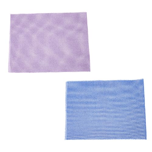 CALLARON 2 Stück Badetuch Peeling Netz Zellentferner Duschschrubber Dusch-Rückenwäscher für Männer Duschtuch für den Rücken Seifenschaumstreifen Badewäscher für den Körper Nylon von CALLARON
