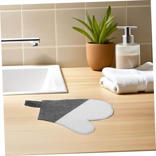 CALLARON 2stücke Wärmeisolierende Handschuhe Aus Filz Für Sauna Und Dampfbad Bequeme Wärmeschutz-handschuhe Zum Reinigen Und Peeling Atmungsaktiv Für Damen Und Spa-besuche von CALLARON