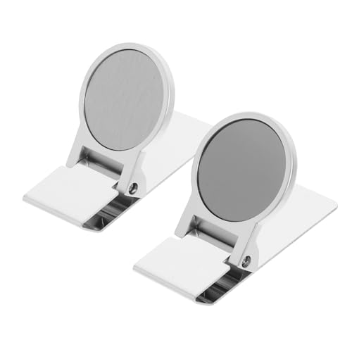 CALLARON 2 Stück Geldclip Rund Kleiner Minimalistischer Bargeldhalter Leicht Vielseitig für Scheine Karten Belege Schlankes Design für Brieftasche und Tasche von CALLARON