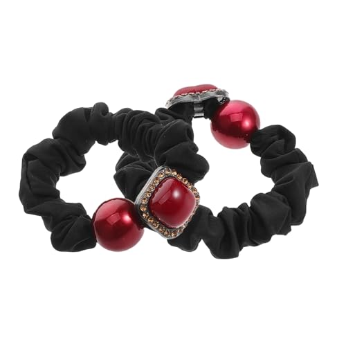 CALLARON 2 Stück Herzförmige Haargummis Elastisch Rot Haar Accessoire für Frauen Pferdeschwanz Halter für Valentinstag CALLARON 2 Stück Herzförmige Haargummis Elastisch Rot Haar Accessoire für Frauen Pferdeschwanz Halter für Valentinstag von CALLARON