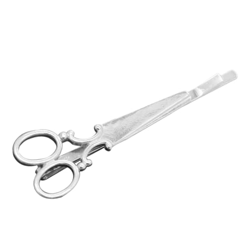 CALLARON 2stücke Scherenform Haarspangen Silber Scherenhaarnadeln Haarnadeln Kopfbedeckungen Damen Mädchen Einfach Bedienen Passend Jedes Haarfarbe von CALLARON