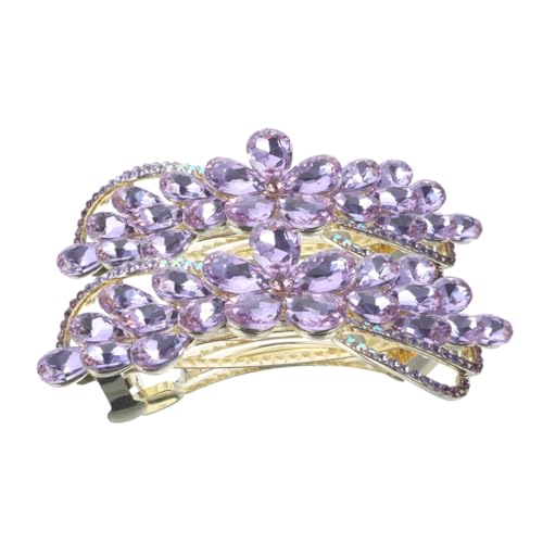 CALLARON 2stücke Teilige Haarspangen Mit Strass-blumen Für Frauen Und Mädchen Dekorative Haarspangen Für Hochzeit Und Formelle Anlässe Stilvolle Haarschmuck von CALLARON