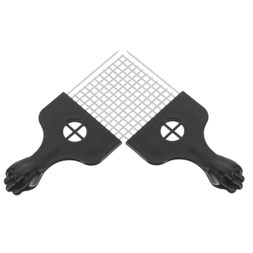 CALLARON 2 Stück Haarschneidekamm mit Ergonomischem für Lockiges Haar Stylingkamm für Männer zum Entwirren und Frisieren Fördert die Durchblutung von CALLARON