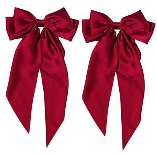 CALLARON 2stücke Große Und Haarspangen Mit Schleife Für Frauen Bogen Clips Haarband Für Mädchen Make-up von CALLARON
