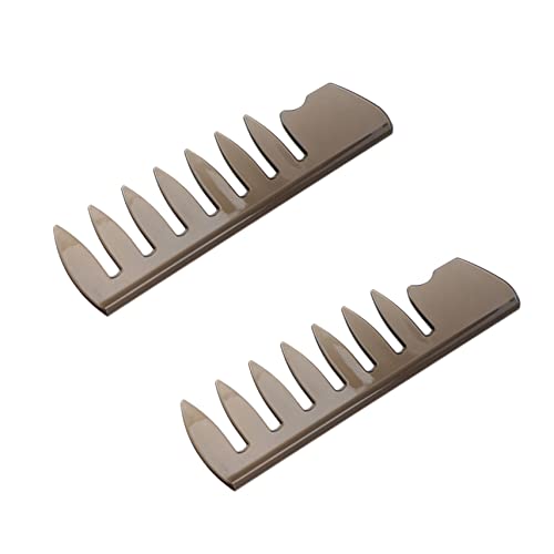 CALLARON 2 Stück Herren Haarkamm Teilig für Friseure Pflegeleicht Langlebig und Hautfreundlich für Salon Zuhause Massagefunktion für Entspannendes Styling von CALLARON