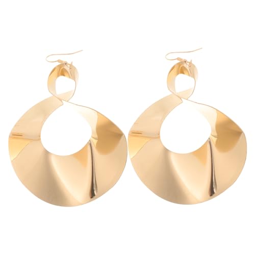 CALLARON 2 Stück Hochwertige Kupfer Ohrringe für Damen Antiallergisch Elegantes Design Gold für Leicht zu Kombinieren und von CALLARON