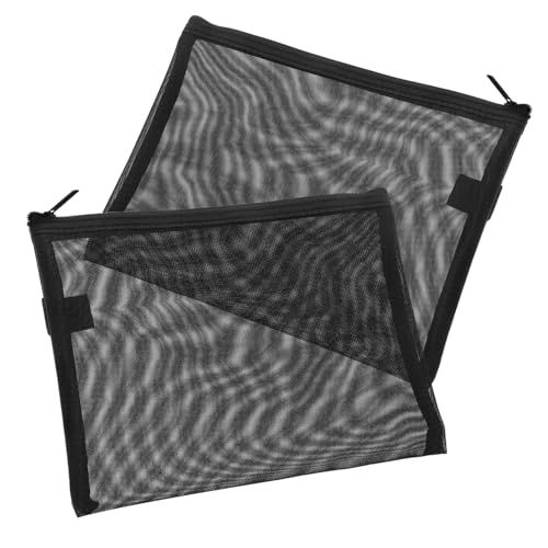 CALLARON 2stücke Netz-reißverschlusstasche Kosmetiktasche Mit Reißverschluss Netztasche Für Damen Make-up-Organizer-Tasche Reisetasche Kulturbeutel Tragbare Kosmetiktasche Aus Nylon von CALLARON
