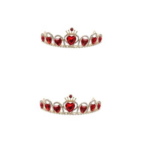 CALLARON 2 Stück Kupferkrone Hochzeit Tiara Braut Haarschmuck Leichtes Stirnband mit Zartem Design für Braut und Festliche Anlässe Wie Hochzeit Geburtstag Party und von CALLARON
