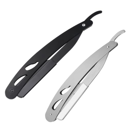 CALLARON 2 Stück Manueller Bartrasierer Rostfrei Handbuch Rasiermesser Manueller Rasierschneider Haarrasierer Rasierer Im Alten Stil Faltbarer Handrasierer CALLARON 2 Stück Manueller Bartrasierer Rostfrei Handbuch Rasiermesser Manueller Rasierschneider Haarrasierer Rasierer Im Alten Stil Faltbarer Handrasierer von CALLARON