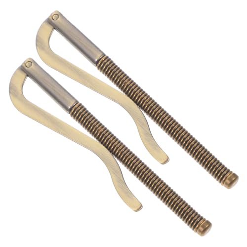 CALLARON 2 Stück Metall Geldclip aus Robustem Zinklegierung mit Federklemme Kompakter Geldscheinklammer für Bargeld Kreditkarten und Schecks Praktische und Langlebige Geldklammer für Büro von CALLARON