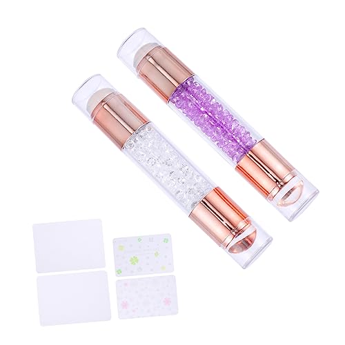CALLARON 2stücke Nagelkunst Stempel Doppelseitiger Stamper Für Maniküre Für Salon Und Zuhause Einfach Zu Bedienen Für Anfänger Und von CALLARON