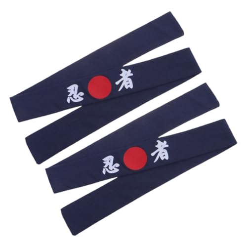 CALLARON 2 Stück Ninja Hauben Sushi Chef Stirnband Passende Kopfbedeckung Stirnbänder Karate Gurt Damen Sport Chef Bandana Zum Binden Cook Japan Ninja Stirnband Für Karate Party CALLARON 2 Stück Ninja Hauben Sushi Chef Stirnband Passende Kopfbedeckung Stirnbänder Karate Gurt Damen Sport Chef Bandana Zum Binden Cook Japan Ninja Stirnband Für Karate Party von CALLARON