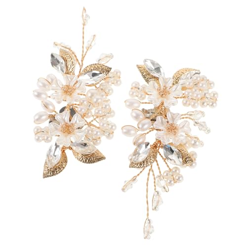 CALLARON 2 Stück Perlen Schuhclips Abnehmbare Schuhschmuck Dekoration für Hochzeiten Partys und Besondere Anlässe Stilvolle Schuhaccessoires Verschiedenen Farben von CALLARON