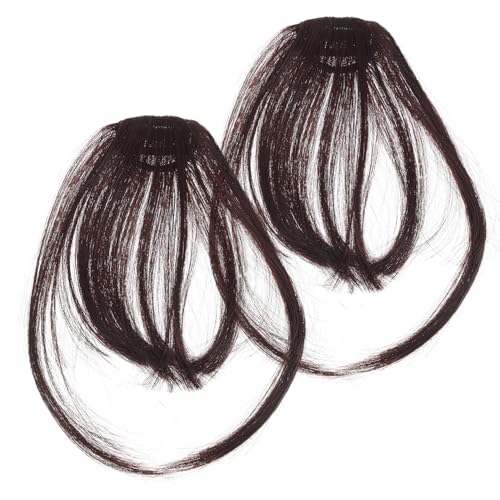 CALLARON 2stücke Fake-haarverlängerungen Für Frauen Haaraccessoire Mit Clip Haarteil Für Damen Verleiht Volumen Und Eleganz Geeignet Für Verschiedene Gesichtsformen Und Anlässe von CALLARON