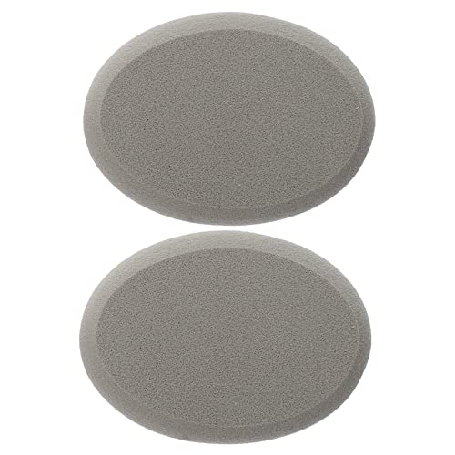 CALLARON 2 Stück Puderquaste Oval für Make Up Kosmetische Kissen Weich Tragbar Hautfreundlich für Grundierung Concealer und Rouge von CALLARON