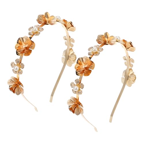 CALLARON 2stücke Damen Kopfschmuck Für Hochzeit Haarschmuck Für Braut Schmuck Für Stirnband Haaraccessoire Für Partys Haardekoration Für Festival Fotografie Und Alltag von CALLARON
