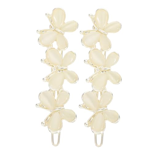 CALLARON 2 Stück Schmetterlings-Haarspange geformt Haarklammern Haarspangen für Damen Mädchen groß dekorative Haarspangen elegante Haarspangen Haarzubehör Legierung Zufällige Farbe von CALLARON