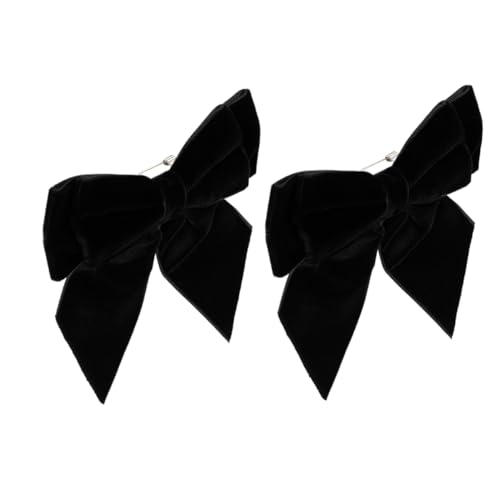 CALLARON 2stücke Vorgebundene Fliegen Broschen Für Herren Elegante Schwarze Fliege Für Anlässe Wie Hochzeiten Und Partys Stilvolles Accessoire Für Jedes Outfit Einzigartiges Design Und von CALLARON