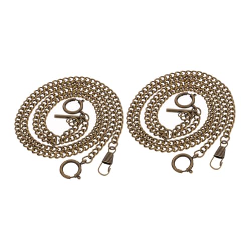 CALLARON 2stücke Metall Herren-taschenuhrkette Westen-uhrenkette Für Männer Robustes O-glied-Design Accessoire Für Formelle Und Lässige Anlässe CALLARON 2stücke Metall Herren-taschenuhrkette Westen-uhrenkette Für Männer Robustes O-glied-Design Accessoire Für Formelle Und Lässige Anlässe von CALLARON