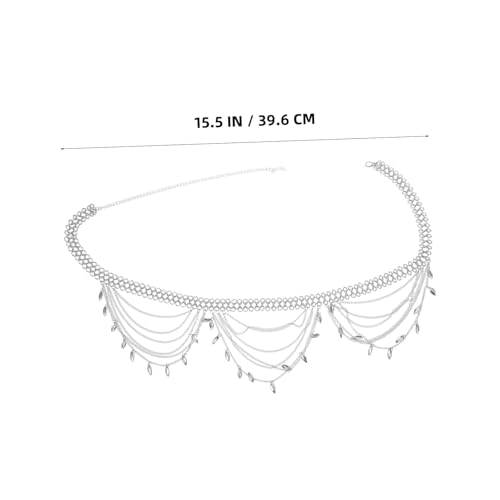 CALLARON 2 Stück Teiliges Boho Taillenkette Mehrlagige Metall Bauchkette Verstellbar Damen Hüftschmuck für Sommer Strandkleider Jeans Konzert Outfits von CALLARON