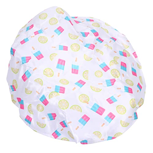 CALLARON 2 Stück Wasserdichte Duschhaube Dusche Kappe Hüte Motorhaube Mütze Für Frauen Badehut Badezimmerzubehör von CALLARON