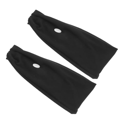 CALLARON 2 Stück Yoga Stirnband Damen mit Knöpfen Elastisches Haarband für Sport und Freizeit für Yoga und Training Bequem und Stylisch von CALLARON