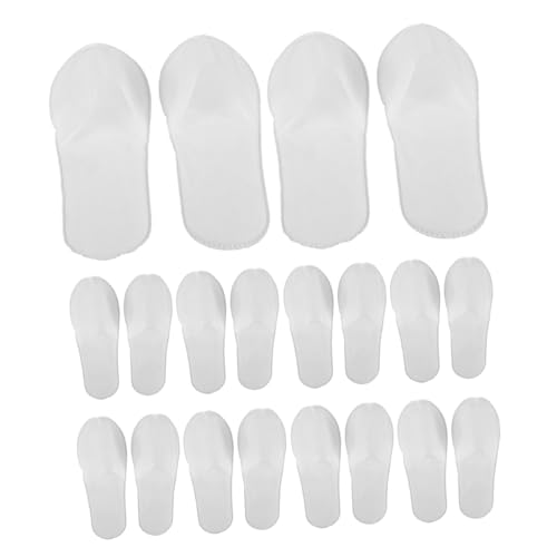 CALLARON 20 Paare Einweg hausschuhe mit Rutschfester Sohle Atmungsaktive Spa Gästehausschuhe für Damen und Herren Geeignet für Hotel Zuhause Beauty salon und Wellnessbereich von CALLARON