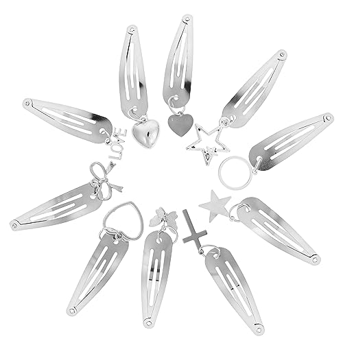 CALLARON 20stücke Metall-haarspangen Für Mädchen Schnapp-haarnadeln Süße Haarspangen Kleine Haar-accessoires Für Cosplay Geburtstage Hochzeiten Und Alltag von CALLARON