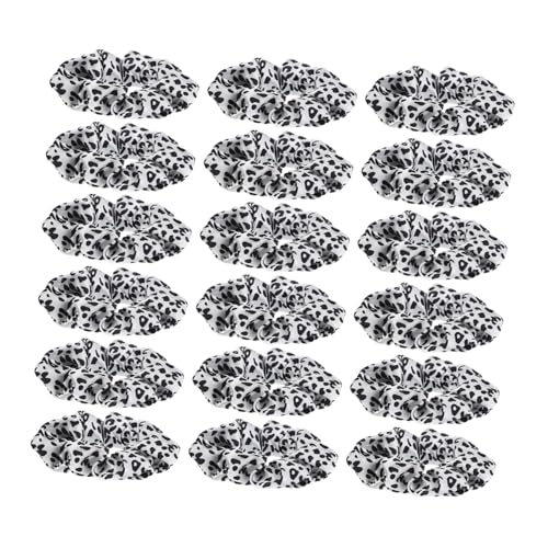 CALLARON 20stücke Dekorative Haargummis Mit Kuh-druck Elastische Haarschmuck Für Mädchen Als Pferdeschwanzhalter Für Party Mode von CALLARON