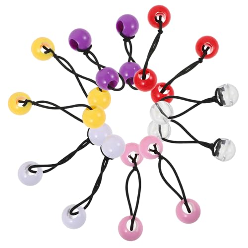 CALLARON 20stücke Bunte Haargummis Für Mädchen Mit Doppel-kugeln Elastische Haarbänder Für Junge Mädchen Vielseitige Haarschmuck Für Für von CALLARON