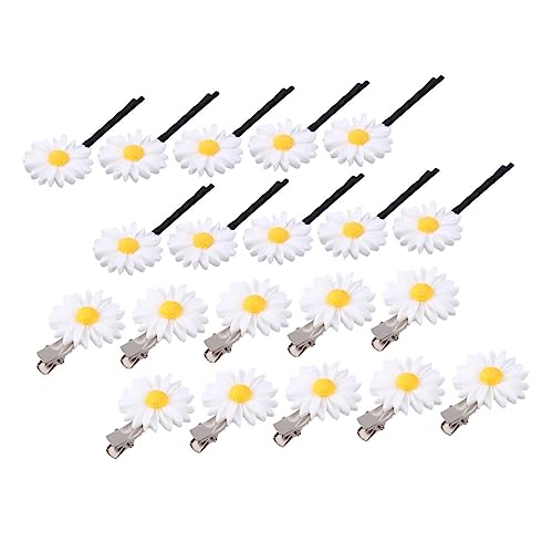 CALLARON 20 Stück Teiliges Süße Kleine Daisy Haarnadeln Entzückende Haarspangen für Partys und Besondere Anlässe Haarschmuck Zubehör für Frauen und Mädchen von CALLARON