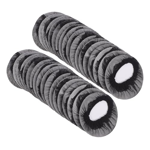 CALLARON 20stücke Ballett Haarnetz Für Dutts Unsichtbare Netze Schwarz Elastische Haarknotenabdeckungen Wiederverwendbar Für Tänzerinnen Und Mädchen von CALLARON