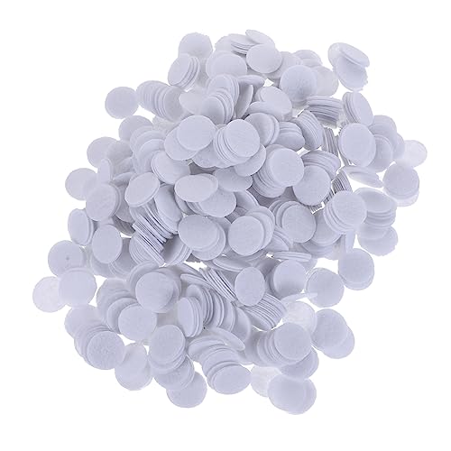 CALLARON 2000stücke Diy-kopfschmuck-accessoires Mit Haarnadel-unterfutter Haarspangenmaterialien Und Kreativen Vliesstoff-runddichtungen Für Bastelarbeiten von CALLARON