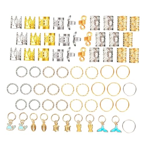 CALLARON 200stücke Dreadlock Zubehör Haar Braid Und Für Zöpfe Kreative Haaraccessoires Für Styles Für Dreadlocks Extensions Und CALLARON 200stücke Dreadlock Zubehör Haar Braid Und Für Zöpfe Kreative Haaraccessoires Für Styles Für Dreadlocks Extensions Und von CALLARON