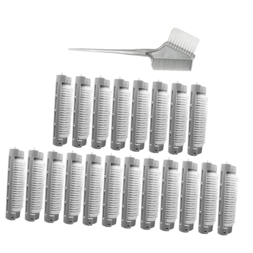 CALLARON 20Stücke Haarkrepp Stäbe Für Volumen Selbsthaftende Lockenwickler Clips Mit Bürste Für Damen Haarstyling Für Voluminöse Locken Und Frisuren CALLARON 20Stücke Haarkrepp Stäbe Für Volumen Selbsthaftende Lockenwickler Clips Mit Bürste Für Damen Haarstyling Für Voluminöse Locken Und Frisuren von CALLARON