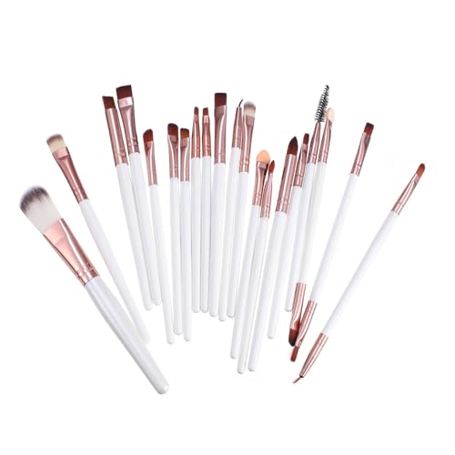 CALLARON 20Stücke Teiliges Make Up Pinsel Professionelle Kosmetikbürsten Für Foundation Und Lidschatten Für Konturieren Mischen Und Hervorheben Leicht Zu Reinigen von CALLARON