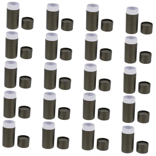 CALLARON 20stücke Box Für Ätherisches Öl Behälter Für Teedosen Geschenkbox Verpackungsbox Zylindrische Teebox Flaschenhalter Für Ätherische Öle Leicht Zu Tragen Schützt von CALLARON