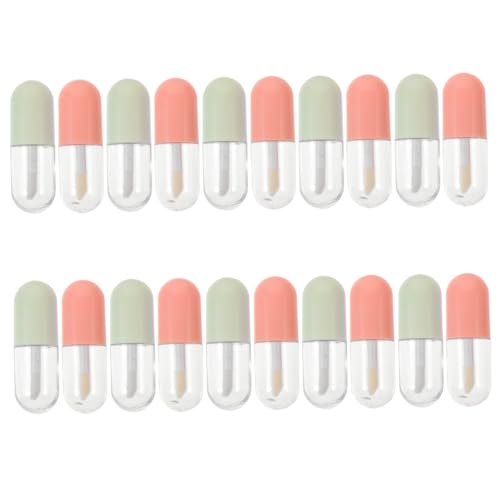 CALLARON 20stücke Leere Lipgloss-rohlinge Transparente Behälter Für Lippenbalsam Lipgloss Und Lipöl Für Frauen Und Mädchen von CALLARON