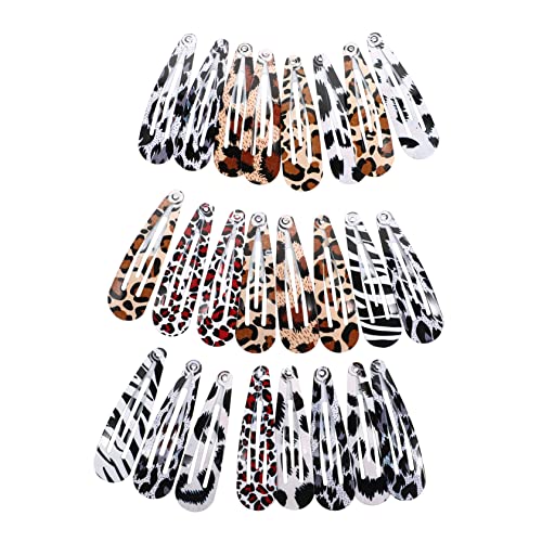 CALLARON 24Stücke Teiliges Haarklammer Für Damen Mit Leopardenmuster Bb Haarnadeln Im Snap Design Haaraccessoire Für Verschiedene Frisuren Für Besondere von CALLARON