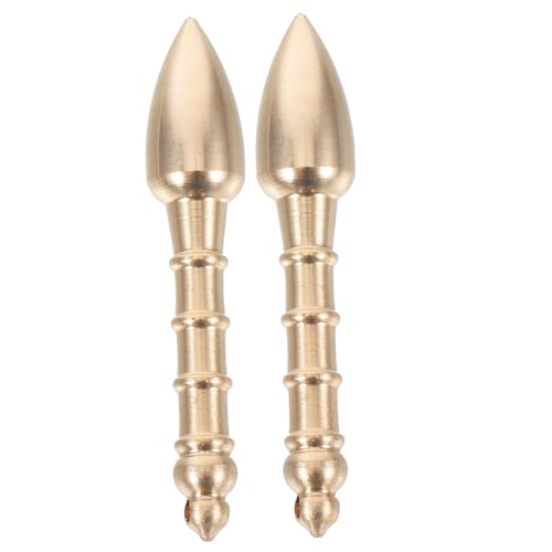 CALLARON 2stücke Messing Skulptur Auto Schlüsselanhänger Kreativer Wenchang Pen Zur Heimdekoration Einzigartige Sammlerstücke Robustes Und Langlebiges Design Perfektes Für Kultur Und von CALLARON