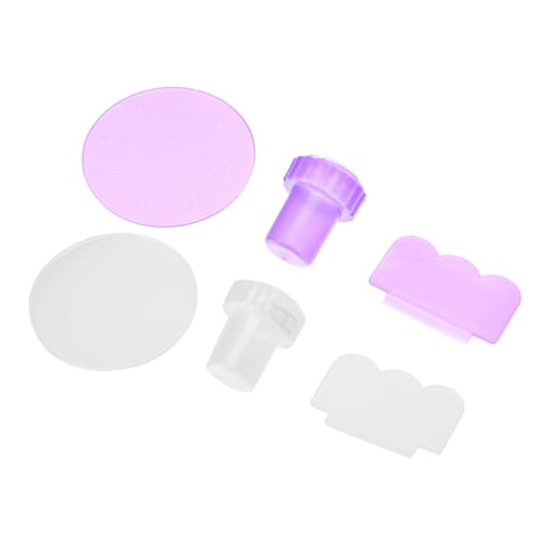 CALLARON 2sätze Nagelkunst-stempeln Diy Werkzeug Maniküre Nail Art Stempel Platte Handheld Nagelstempel Für Heimstudio Gebrauch von CALLARON