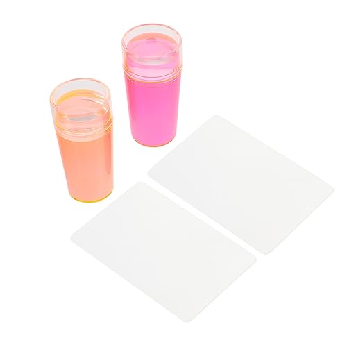 CALLARON 2sätze Nagelstempel Mit Schabern Stempel Und Maniküre Zubehör Für Kreative Nail Art Für Maniküre von CALLARON