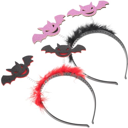 CALLARON 2stücke Halloween Fledermaus Haarreif Dekorative Cosplay Kopfbedeckung Für Partys Festivals Und Events Wiederverwendbare Und Leichte Halloween Zubehör von CALLARON