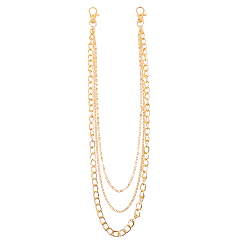 CALLARON Goth Accessoire Hosenkette - Metall Hosenkette Für Jeans - Verschleißfeste Taschenuhrkette von CALLARON