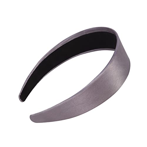 CALLARON Elegante Schleife Breite Boho-stirnbänder Für Frauen Seiden-stirnband Haarspange Fester Kopfschmuck von CALLARON