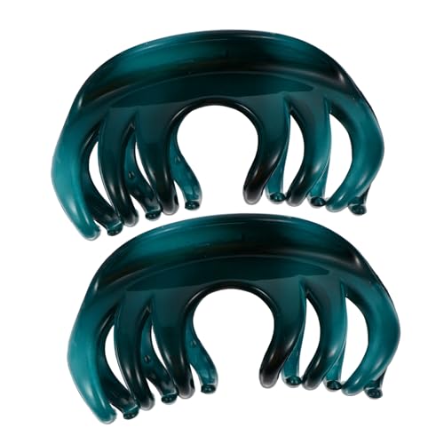 CALLARON 2 Stück Große Haarklammer Für Frauen Acryl Haarspangen Für Dickes Haar Rutschfestes Design Für Bad Friseur Küche Modische Haarclips von CALLARON